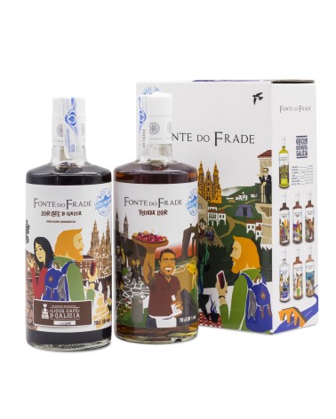 Lote regalo de Licores de Galicia